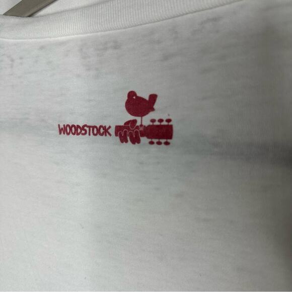 RECYCLED KARMA Woodstock Festival Oversized Long Sleeve Top NWOT in Small - Picture 3 of 4